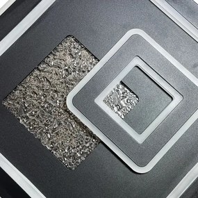 LED Dimmelhető mennyezeti lámpa LED/110W/230V fekete + távirányítás