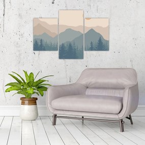 Kép - Türkiz hegység N⁰1 (90x60 cm)