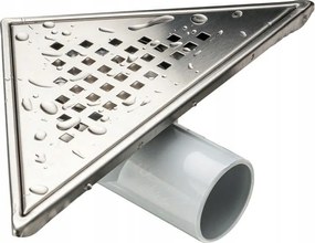 Padlóösszefolyó Sarokrács Rozsdamentes Fényes