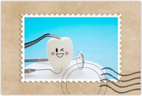 Poszter 60x40 Mosolygó fog