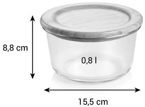 Élelmiszertartó üveg doboz Online – Tescoma