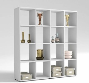 Könyvespolc, fehér, SARAH