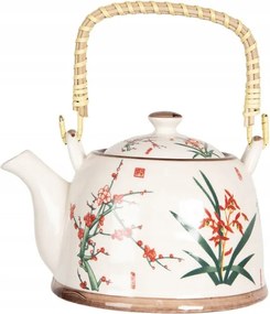 Teáskanna japán virágokkal 800 ml