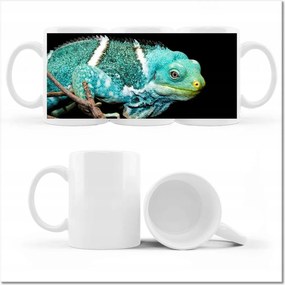 Kaméleon gyík mintás bögre