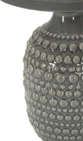 Szürke kerámia asztali lámpa textil búrával (magasság 30,5 cm) Points – Mauro Ferretti