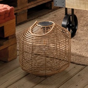 Atmosphera - LED Napelemes lámpa CUBA LED/1,2V 800 mAh IP44 rattan