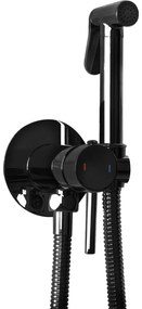 Bidé csap Lungo  Loop Black Metallic