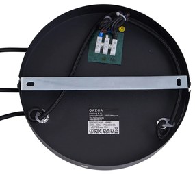 Boho stílusú függőlámpa fekete bambusszal 3-lámpás - Lily