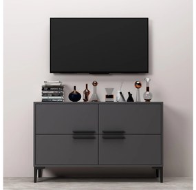 TV asztal/szekrény Kipobu (antracit) . Akció -21%. 1095281