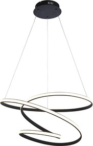 ENDON 97632 DUNE Modern Led Függesztett Lámpa Fehér, Fekete LED IP20