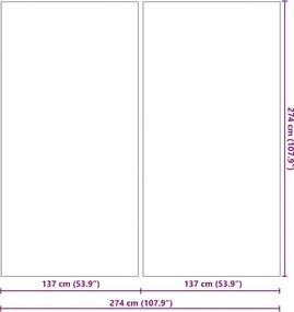 Medence alatlappal Világosszürke 274 x 274 cm Nemes szövet
