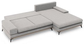 Planet világosszürke kinyitható sarokkanapé, jobb oldali - Windsor &amp; Co Sofas