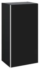 AREZZO design MONTEREY 40 cm-es felsőszekrény (31,6 cm mély)1 ajtóval Matt Fekete színben