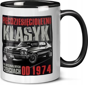 Bögre Ajándék 30 40 50 60 70 Születésnap Klasszikus Musztáng Saját Év 1974