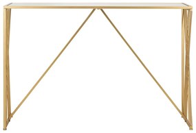 Aranyszínű konzolasztal 40x120 cm Easy – Mauro Ferretti