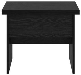 vidaXL Dohányzóasztal Fekete tölgy 55 x 54,5 x 45 cm Faanyag