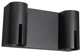 ITALUX 603-2-BK-9 ROVIGO Modern Kültéri Fali Lámpa Fekete LED IP44