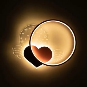 Brilagi - LED gyerekszobai mennyezeti lámpa LOVE LED/48W/230V 3000/4500/6000K rózsaszín