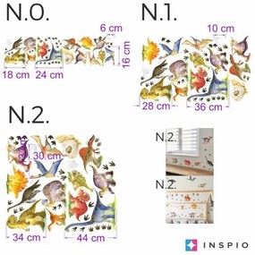 INSPIO Dino Dínós gyerekszoba falmatrica - Dinoszaurusz park