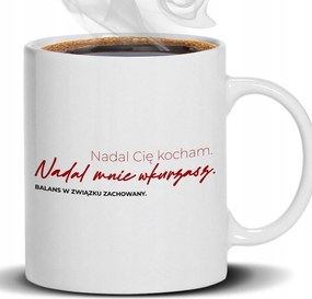 Fehér Bögre Még Mindig Idegesítesz Esküvőre Évfordulóra Férj Feleség Lány