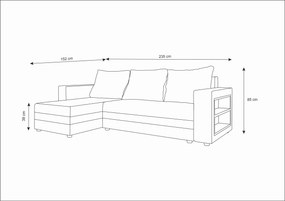Függöny 140x250 cm Kinder (púder kék). 1042534