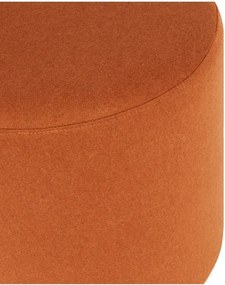 Terrakotta színű gyapjú puff Folk – noo.ma