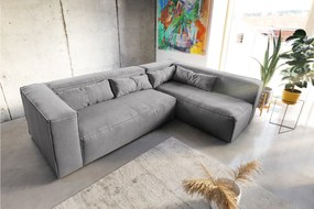 BROM-II modern kanapé - szürke - 267cm