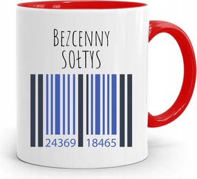 Soltys Bögre Piros Felbecsülhetetlen Értékű Soltys nyomott mintával