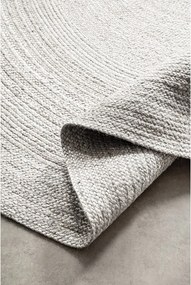 Fehér kétoldalas-kézi szövésű juta kerek szőnyeg ø 140 cm Braided – Hanse Home