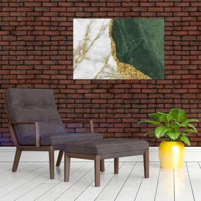 Kép - Zöld márvány N⁰3 (90x60 cm)