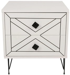 Luna White éjjeliszekrény