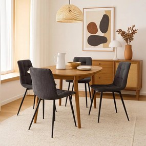 Avenberg ARDEN Étkezőszék szett - 4db, szürke