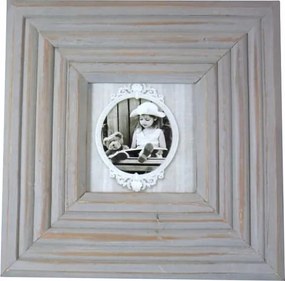 Fa álló képkeret 23x23 cm szép