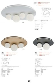 Redo 01-2657 - CORUM LED mennyezeti lámpatest LED/48W/230V 3000K CRI 90 fehér