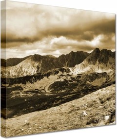 Vászonkép 60x60 Tátra Lengyel hegyek Kilátás