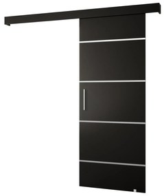 Tolóajtó 80 cm Slavdro 4 (matt fekete). 1108830