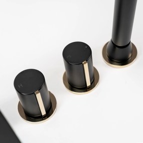 Fürdőkád csaptelep Rea ICON Black Matt