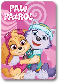 Gyerek takaró Fleece Paw Patrol rózsaszín 140x100cm Faro