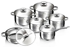 Blaumann 12 részes edénykészlet Gourmet Line
