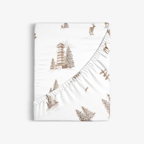 Goldea pamut gumis lepedő - hegyvidéki táj 180 x 200 cm