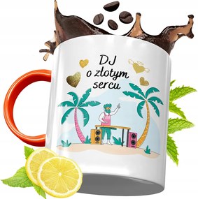 Narancssárga Bögre Dja Ajándék fényképes nyomtatással