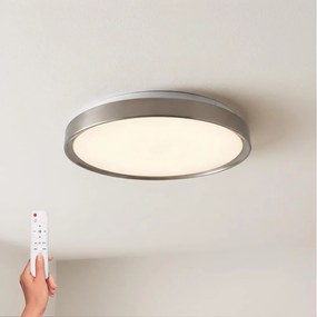 Brilagi-LED Dimmelhető FANCIA lámpatest LED/48W/230V 3000-6500K Ø 39 cm ezüst+távirányító