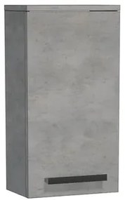 Fürdőszobaszekrény alacsonySAT Cube Way 32,5x63x20 cm beton CUBE3CHH32BE