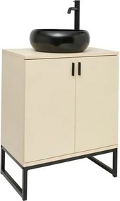 Ceramia Easy fürdőszobaszekrény mosdóval 60x73x36 cm jázmin matt EASYUMDB12