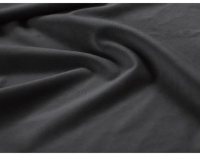 Szürke bársony kárpitozott ágyneműtartós franciaágy ágyráccsal 200x200 cm Bellis – Micadoni