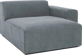 Szürke kordbársony kanapé modul (jobb oldali) Sting – Scandic