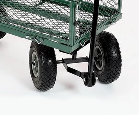 Fém kerti kézikocsi, 300 kg teherbírással