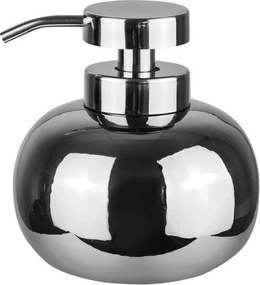 Ezüstszínű kerámia szappanadagoló 200 ml Lotus – Mette Ditmer Denmark