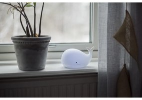 Fehér LED gyerek éjjeli lámpa Whale - Star Trading