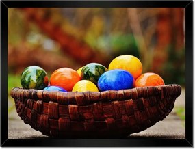 Poszterek keretben 40x30 Húsvéti húsvéti tojások